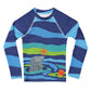 Toddler Seal with StarfishRash Guard Top