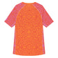 NEW! Short Sleeve Pink-Orange Coral Octopus Rash Guard Top