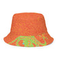 New! Dancing Octopus on Pink & Orange Corals Bucket Hat