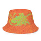 New! Dancing Octopus on Pink & Orange Corals Bucket Hat