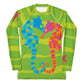 New! SeaHorse Rash Guard Top