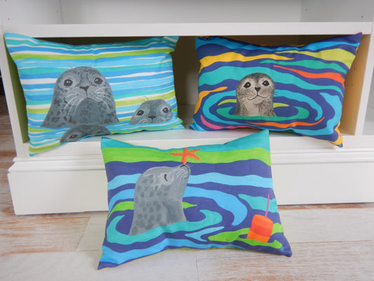 Seal with Starfish Pillow