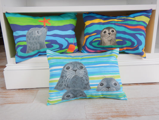 Three Seals Pillow