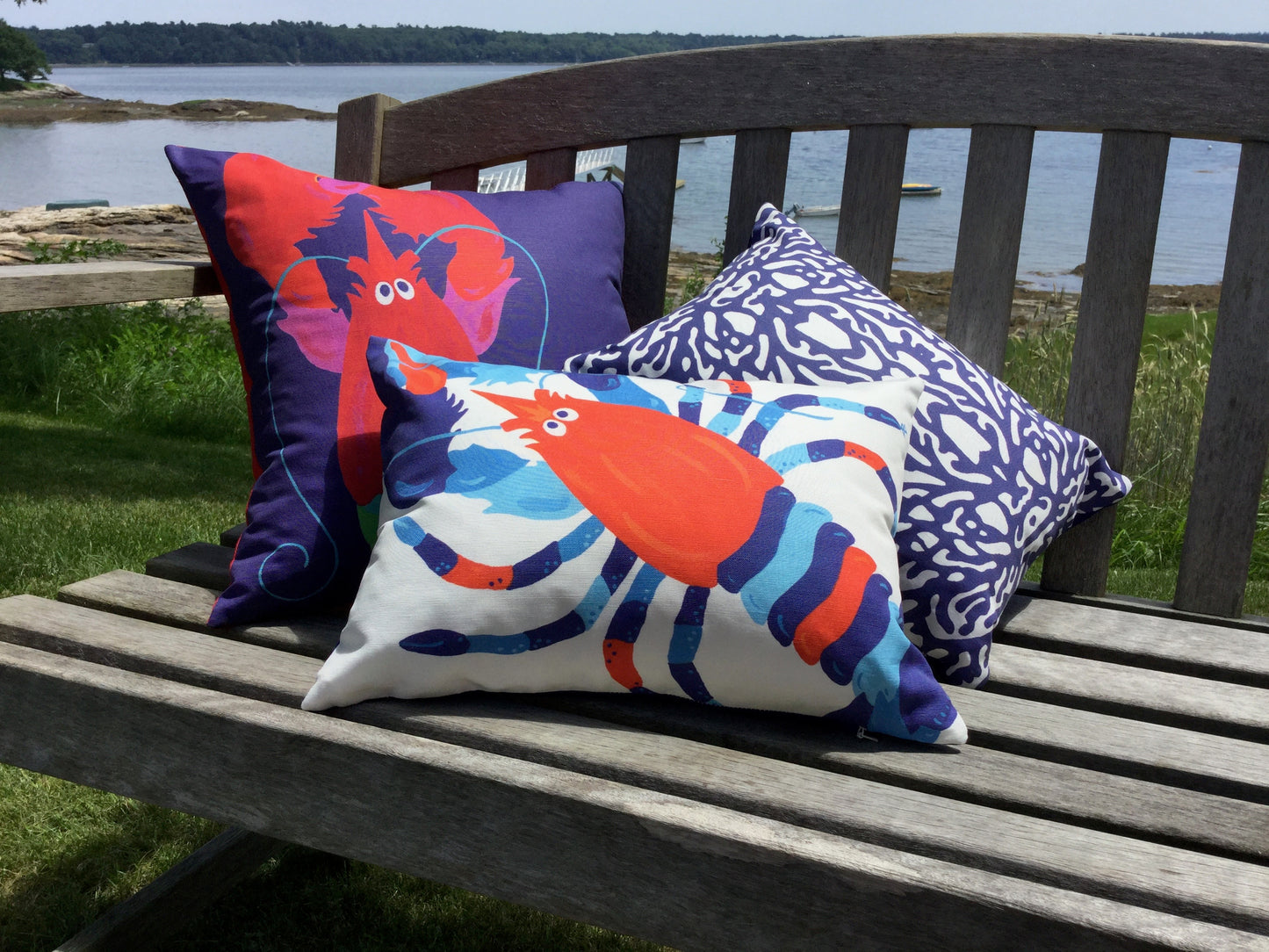 Nautical Lobster Pillow