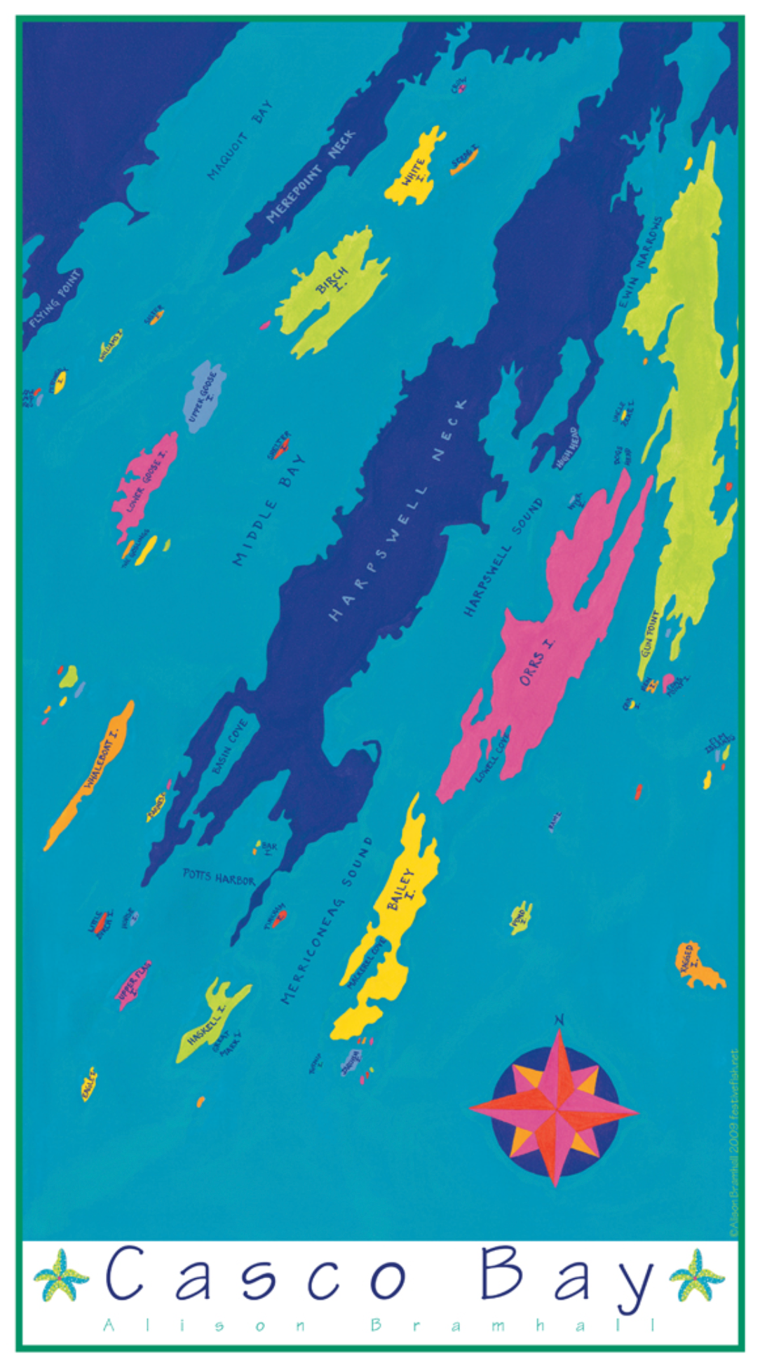 Harpswell, Maine Chart FestiveFish