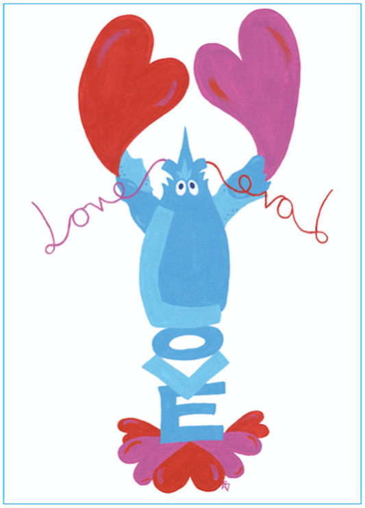 LOVE Lobster Card
