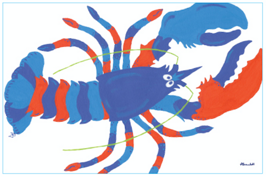 Midnight Lobster Placemat