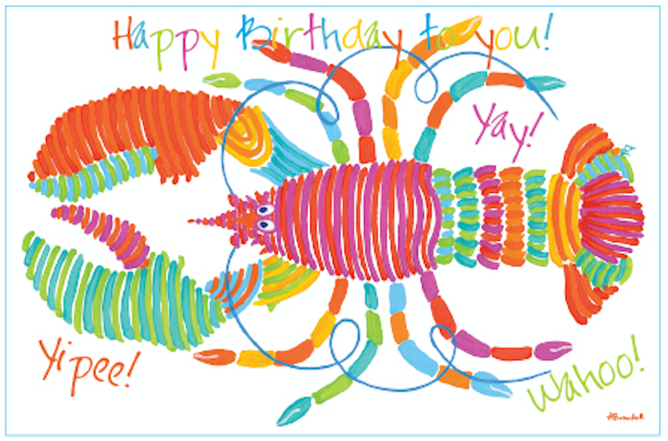 Happy Birthday Lobster Placemat