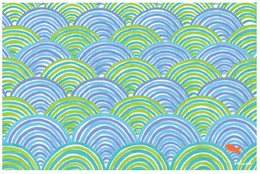 Heaps of Waves Placemat