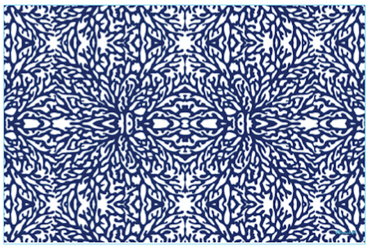 Midnight Coral Placemat