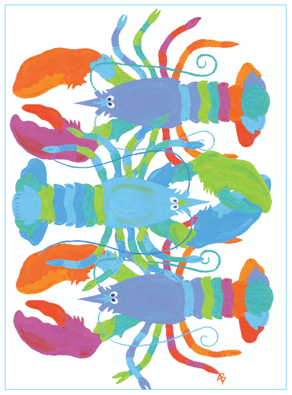 Summer Lobsters Card
