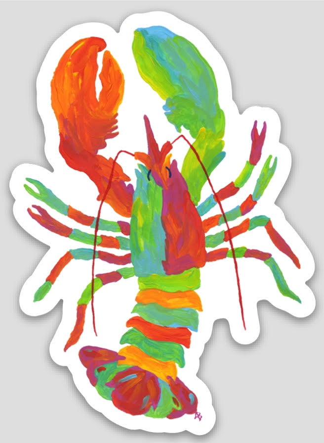 Lefty Lobster Sticker